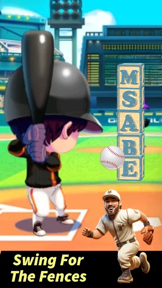 Baseball Letter Strike Homerun  [МОД Бесконечные монеты] Screenshot 5