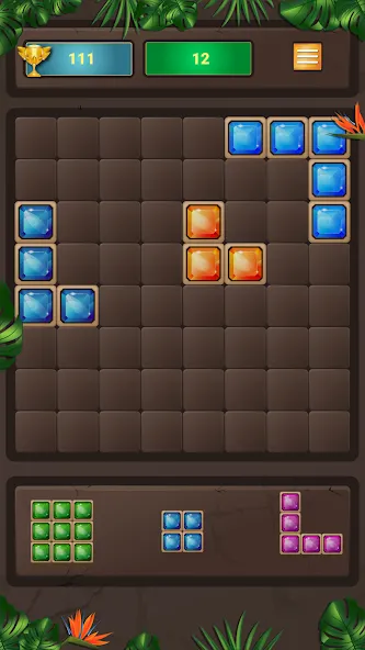 Block Puzzle (Блокголоволомка)  [МОД Бесконечные монеты] Screenshot 5