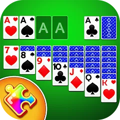 Скачать взломанную Solitaire Puzzle : Card Jigsaw (Солитер головоломка)  [МОД Mega Pack] - полная версия apk на Андроид