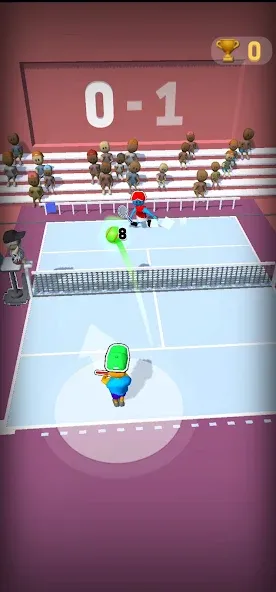 Deuce Hit! (Tennis)  [МОД Много денег] Screenshot 1