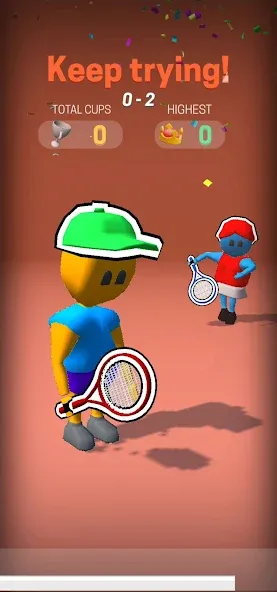 Deuce Hit! (Tennis)  [МОД Много денег] Screenshot 2