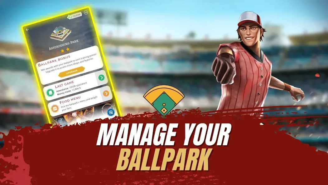 Astonishing Baseball Manager (Астонишинг Бейсбол Менеджер)  [МОД Unlocked] Screenshot 4