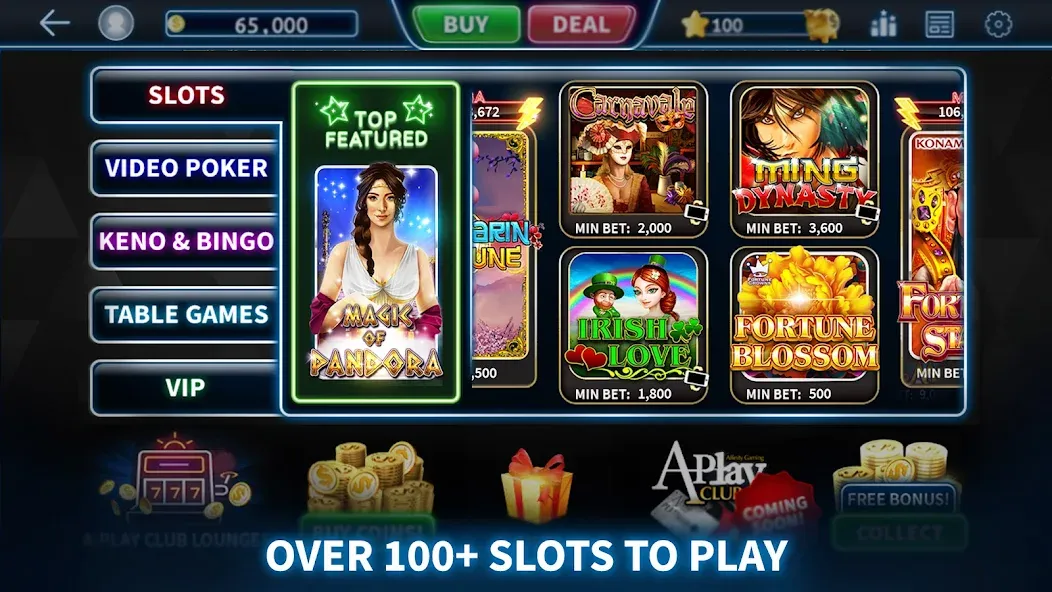 A-Play Online - Casino Games  [МОД Unlocked] Screenshot 2