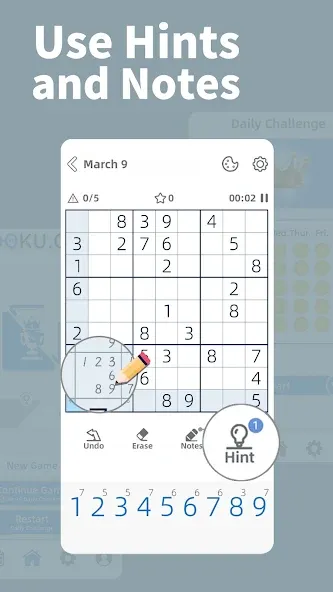 AGED Sudoku (Эйджд Судоку)  [МОД Много монет] Screenshot 2