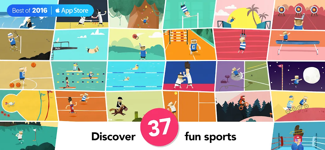 Fiete Sports - 37 Sport Games (Фите Спортс)  [МОД Unlimited Money] Screenshot 1