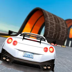 Взломанная Car Stunt Races: Mega Ramps (Кар Стант Рейсы)  [МОД Все открыто] - полная версия apk на Андроид