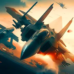 Скачать взлом Aircraft Strike: Jet Fighter  [МОД Бесконечные монеты] - стабильная версия apk на Андроид