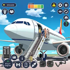 Скачать взлом Airplane Game Flight Simulator  [МОД Много денег] - стабильная версия apk на Андроид