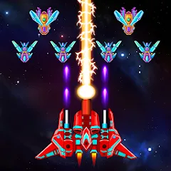 Взлом Galaxy Attack: Shooting Game (Гэлэкси Аттак)  [МОД Все открыто] - последняя версия apk на Андроид