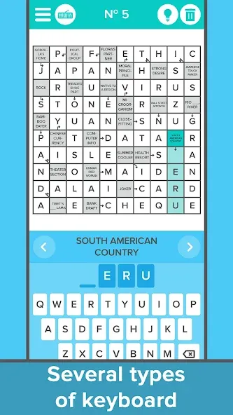 Crossword: Arrowword puzzles  [МОД Много денег] Screenshot 2