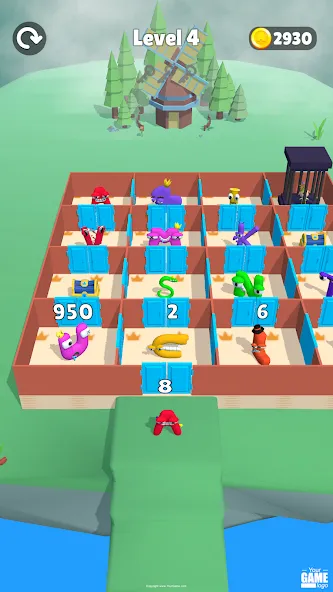 Alphabet Battle: Room Maze (Алфавит батл)  [МОД Много денег] Screenshot 2