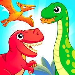 Взлом Dinosaur games for kids age 2  [МОД Много монет] - полная версия apk на Андроид