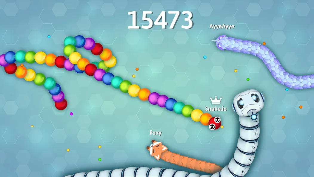 Snake.io - Fun Snake .io Games  [МОД Menu] Screenshot 2