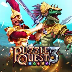 Взломанная Puzzle Quest 3 - Match 3 RPG (Пазл Квест 3)  [МОД Много денег] - полная версия apk на Андроид