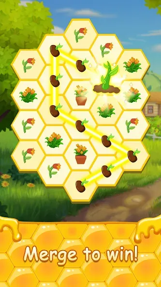 Honey Bottles - merge puzzle (Хани Ботлс)  [МОД Menu] Screenshot 2