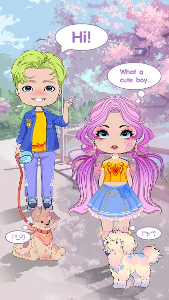 Chibi Doll Dress Up Games  [МОД Меню] Screenshot 5