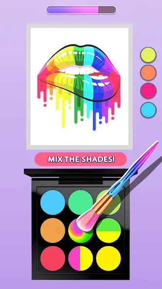 Makeup Kit - Color Mixing  [МОД Mega Pack] Screenshot 1