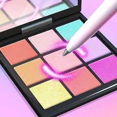 Взломанная Makeup Kit - Color Mixing  [МОД Mega Pack] - последняя версия apk на Андроид