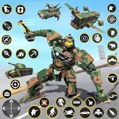 Взлом Army Bus Robot Car Game 3d  [МОД Unlimited Money] - стабильная версия apk на Андроид