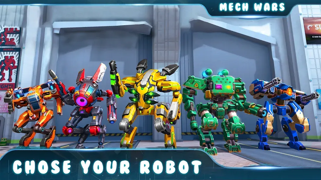 Spider Mech Wars - Robot Game  [МОД Unlimited Money] Screenshot 3