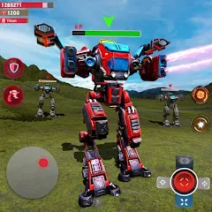 Скачать взломанную Mech Robot Wars - Multi Robot  [МОД Меню] - стабильная версия apk на Андроид