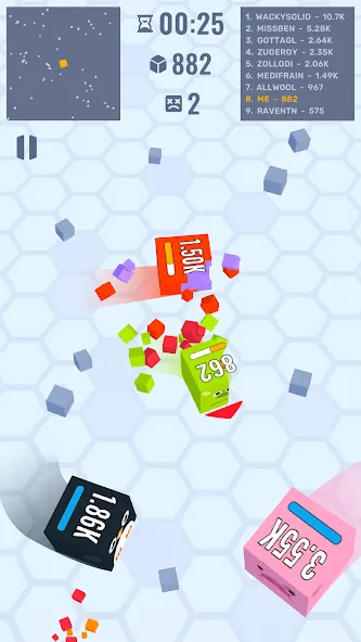 Cube Zone io  [МОД Меню] Screenshot 3