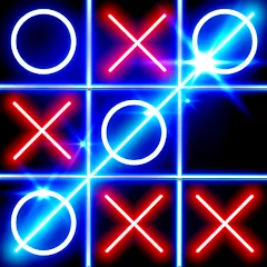 Скачать взлом Tic Tac Toe Glow: 2 Players  [МОД Меню] - стабильная версия apk на Андроид