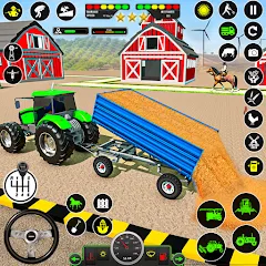 Взлом Tractor Farming: Tractor Games (Тракторное хозяйство)  [МОД Unlimited Money] - стабильная версия apk на Андроид