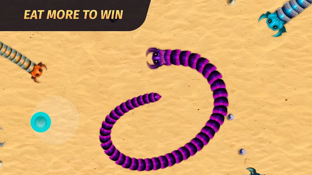 Worm.io - Gusanos Battle  [МОД Бесконечные деньги] Screenshot 3