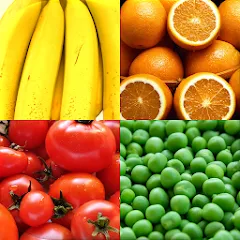 Скачать взломанную Fruit and Vegetables - Quiz  [МОД Много денег] - стабильная версия apk на Андроид