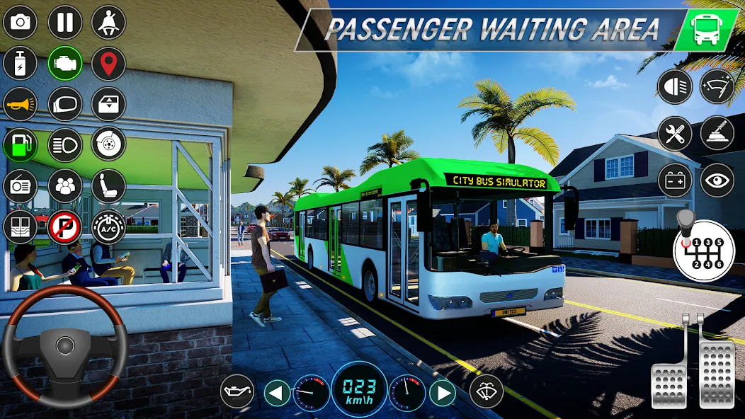 City Bus Simulator: Bus Games (Риал Сити Бас Симулятор Геймс)  [МОД Unlocked] Screenshot 1