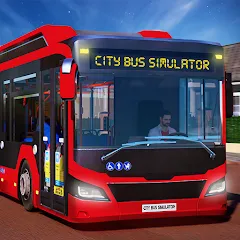 Взлом City Bus Simulator: Bus Games (Риал Сити Бас Симулятор Геймс)  [МОД Unlocked] - полная версия apk на Андроид