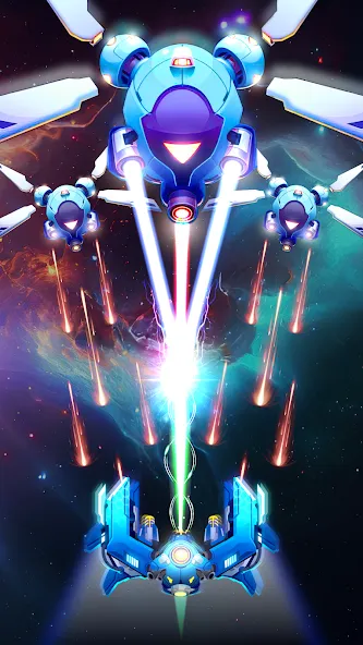 Galaxy Attack - Space Shooter (Гэлэкси Атак)  [МОД Menu] Screenshot 3