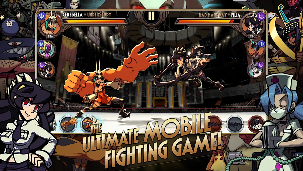 Skullgirls: Fighting RPG (Скулгрлз)  [МОД Unlocked] Screenshot 1