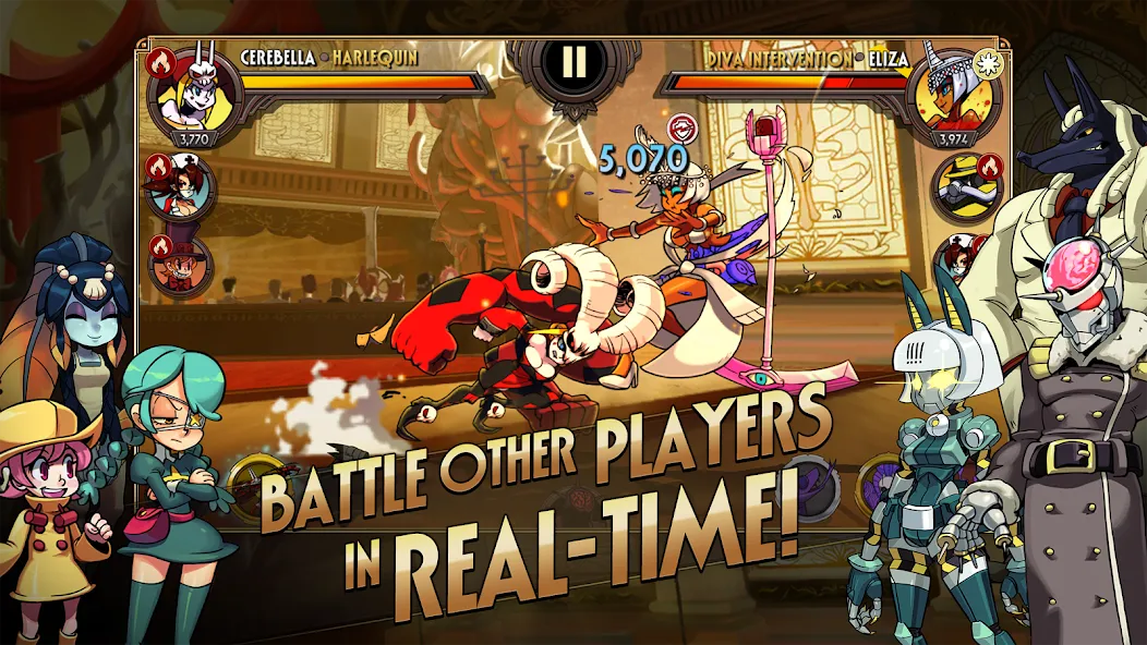 Skullgirls: Fighting RPG (Скулгрлз)  [МОД Unlocked] Screenshot 2