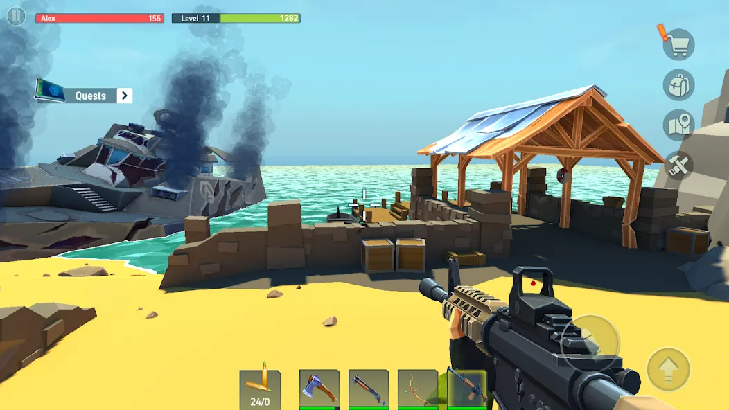 TEGRA: Zombie survival island (Тегра)  [МОД Меню] Screenshot 2