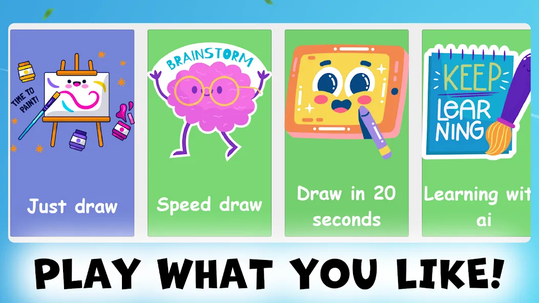 Draw It. Easy Draw Quick Game  [МОД Бесконечные монеты] Screenshot 3