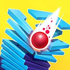 Скачать взломанную Stack Ball - Crash Platforms (Стэк Болл)  [МОД Mega Pack] - стабильная версия apk на Андроид