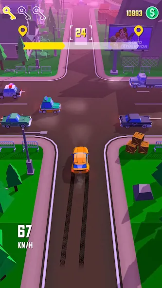 Taxi Run: Traffic Driver (Такси Ран)  [МОД Меню] Screenshot 1