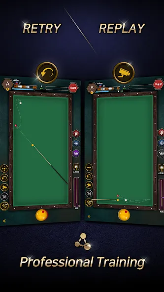 Real Billiards Battle - carom (Риал Бильярдс Батл)  [МОД Menu] Screenshot 5