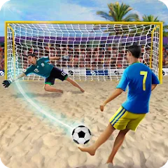 Взлом Shoot Goal - Beach Soccer Game (Шут)  [МОД Mega Pack] - стабильная версия apk на Андроид