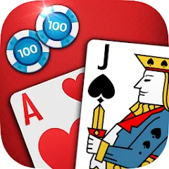 Взлом Blackjack 21  [МОД Много монет] - стабильная версия apk на Андроид