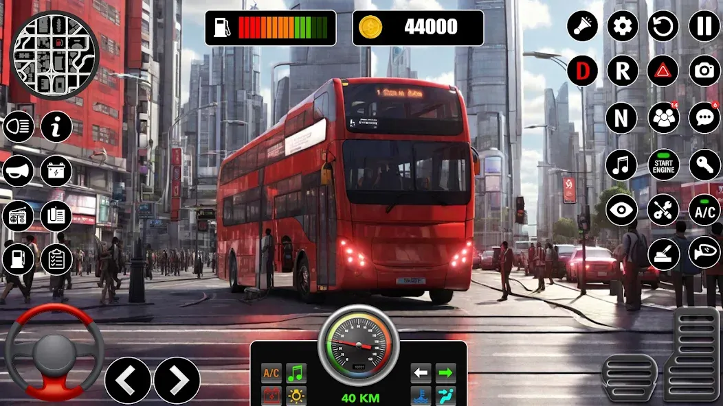 Bus Simulator 3D Bus Games (Городское автобусное симуляторение)  [МОД Unlimited Money] Screenshot 4