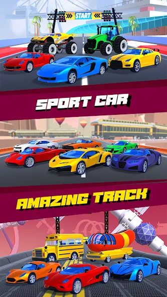 Car Race 3D - Racing Master (С  3D  Гонки на автомобилях 3D)  [МОД Unlimited Money] Screenshot 3