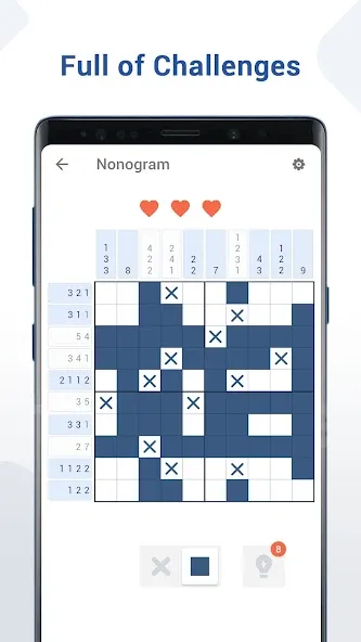 Nonogram - Fun Logic Puzzle (Нонограмма)  [МОД Unlocked] Screenshot 3