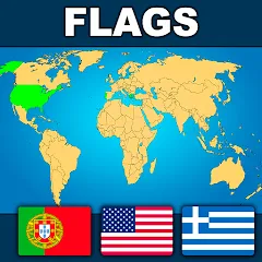 Скачать взлом Geography: Flags Quiz Game  [МОД Много монет] - полная версия apk на Андроид