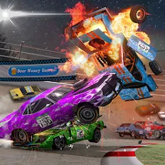 Взлом Demolition Derby 3 (Демолиция Дерби 3)  [МОД Mega Pack] - стабильная версия apk на Андроид