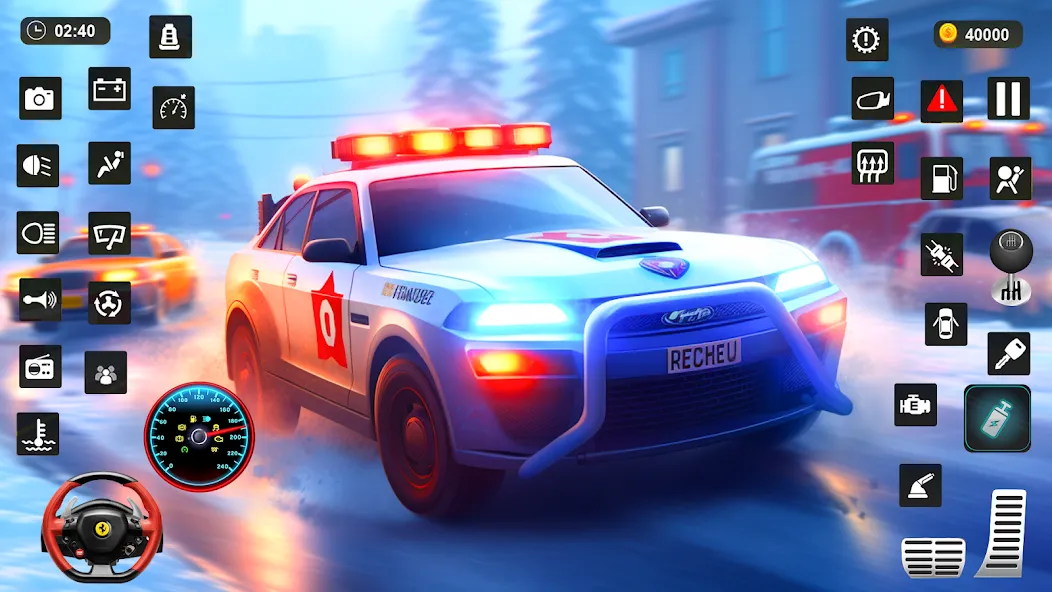 Police Car Kids Driving Game (Кидс Полис Геймс)  [МОД Бесконечные деньги] Screenshot 1