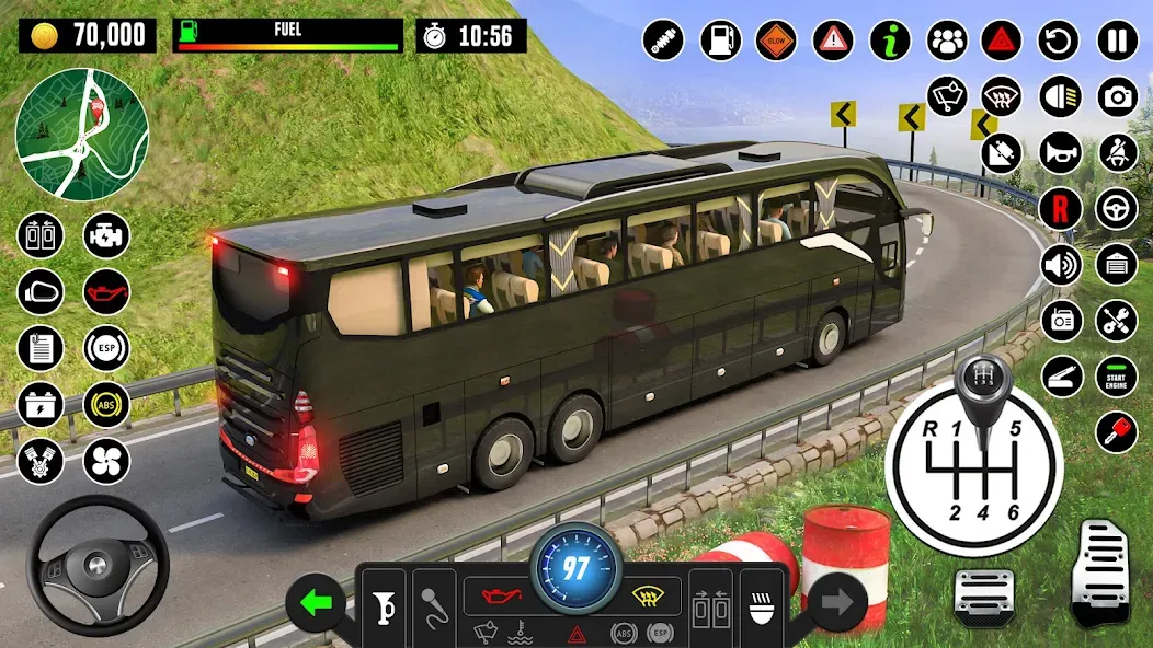 Bus Driving School : Bus Games  [МОД Unlimited Money] Screenshot 2