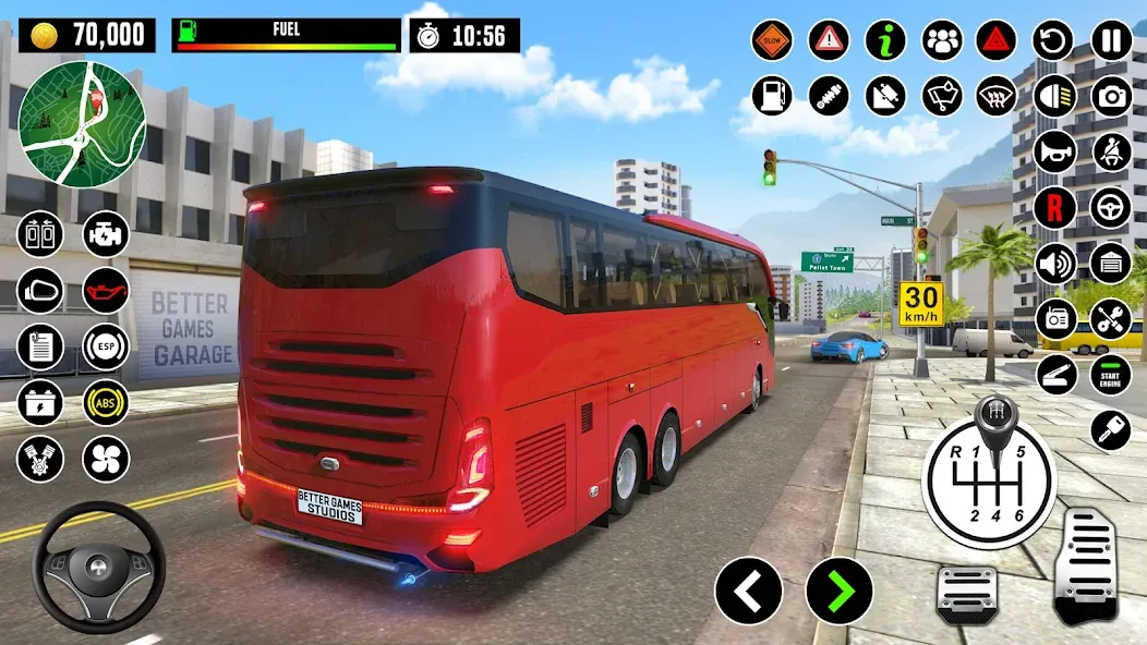 Bus Driving School : Bus Games  [МОД Unlimited Money] Screenshot 5